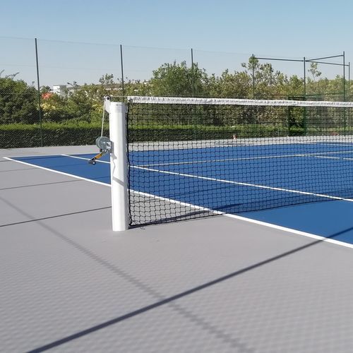 Poteau de tennis fixe - D.11 series - LAUSIN Y VICENTE S.L. - à roues / en aluminium / en acier