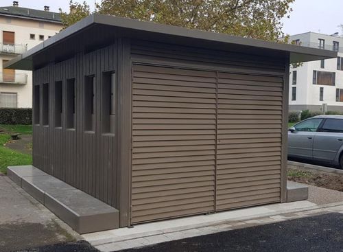 Cache-conteneur résidentiel - Centurion - BIHR - professionnel / en acier / en béton