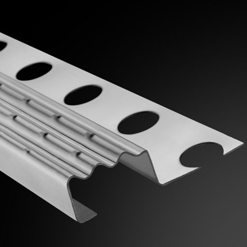 Nez de marche en acier inox - 13 / 14 - plastdecor - antidérapant
