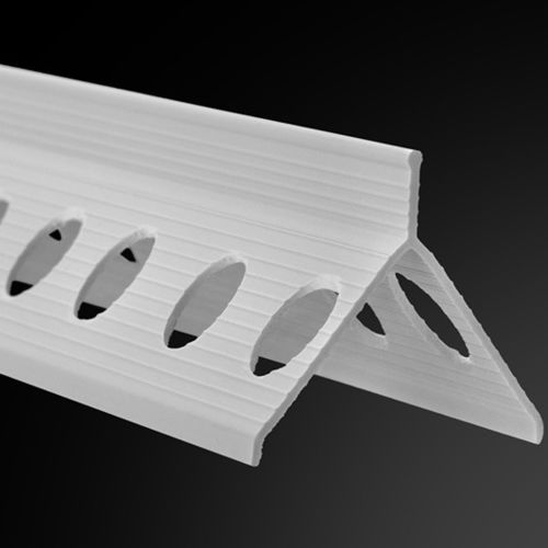 Profilé de finition en PVC - MONOLAYER - plastdecor - pour carrelage / pour angle intérieur / invisible