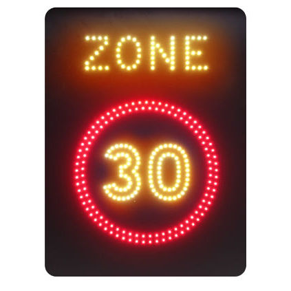 Panneau de signalisation routière à LED - PPDY BTR - TTS - solaire