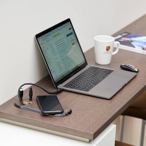 Station de recharge pour téléphone portable - ChargeHub (for furniture integrations) - ChargeBox - table