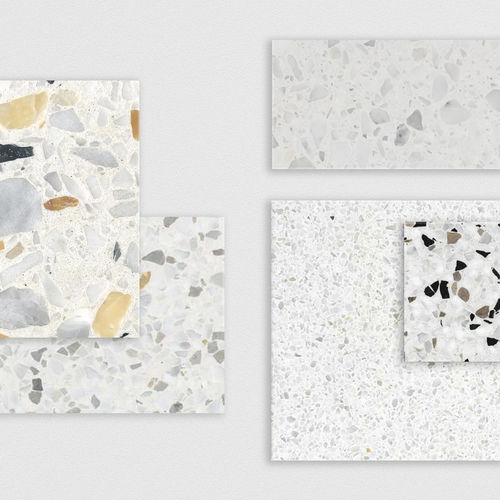 Carrelage en ciment - MELODY - New Terracotta - en terrazzo / en pierre naturelle / poli