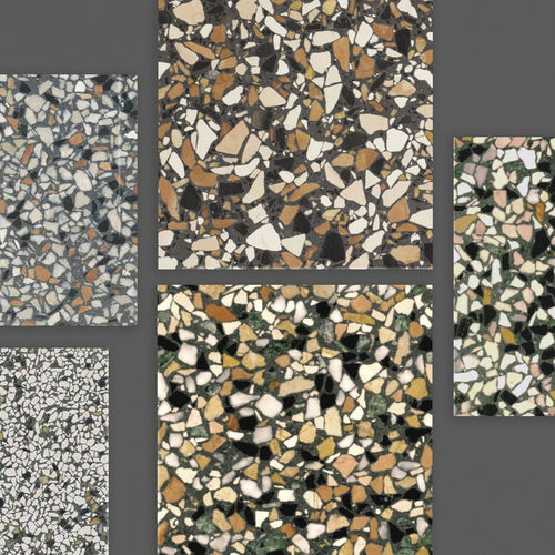 Carrelage en ciment - ROCKING AWESOME - New Terracotta - en terrazzo / en pierre naturelle / poli