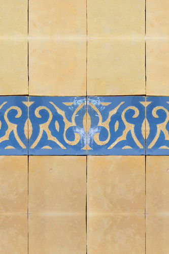 Frise en céramique émaillée - CHISELED  - New Terracotta - de terre cuite / murale