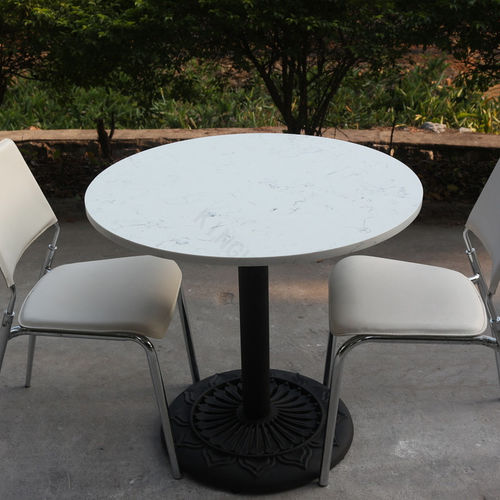 Table contemporaine - T037 - KKR KINGKONREE - en fonte / en quartz / ronde