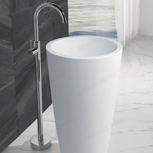 Vasque sur pied - KKR-1594 - KKR KINGKONREE - en acrylique / en fonte minérale / en Solid Surface