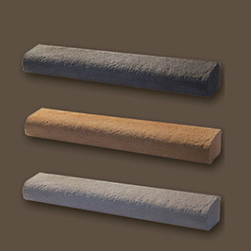 Plaquette de parement en béton - CSI-18X - CRAFT STONE - extérieure / finition naturelle / marron