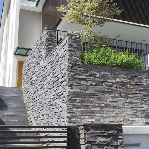 Parement en béton - CRAFTSTONE® : VINTAGE LEDGESTONE - CRAFT STONE - intérieur / extérieur / 3D