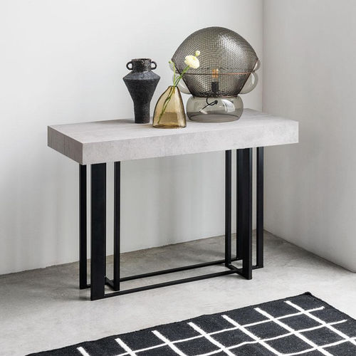 Console contemporaine - SUPREMAE - pezzani home collection - en stratifié / avec piètement en acier / rectangulaire