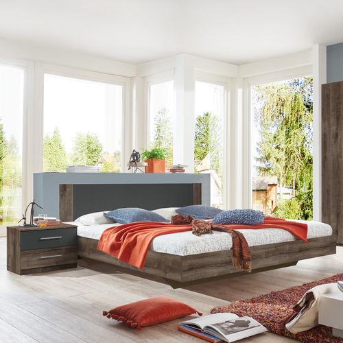 Lit flottant - NORA  - WIMEX modern furniture - double / contemporain / avec tête de lit