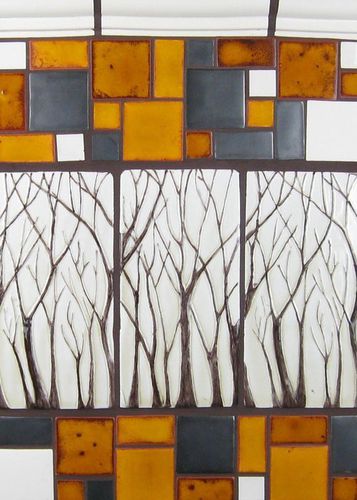 Carrelage en céramique - ARBRE - BonTon design Handmade Tile - poli / peint à la main / de cuisine