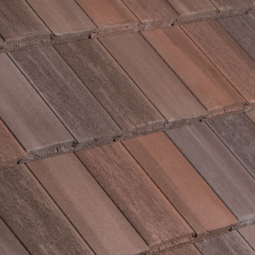 Tuile plate - WINDSOR SPLIT SHAKE : MADERA BLEND - Crown Roof Tiles - en béton / grand moule