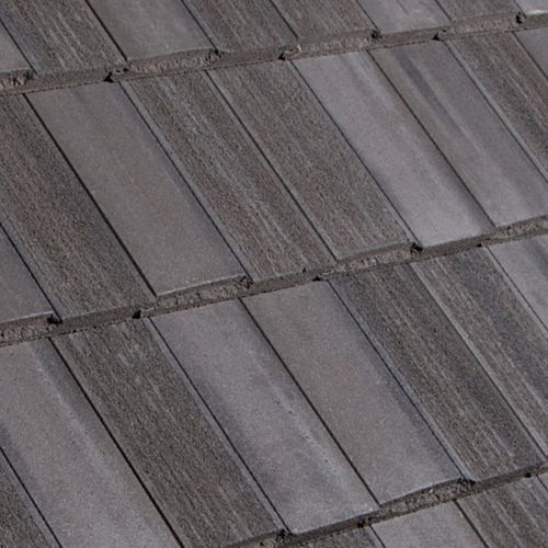 Tuile plate - WINDSOR SPLIT SHAKE : MANATEE - Crown Roof Tiles - en béton / grand moule