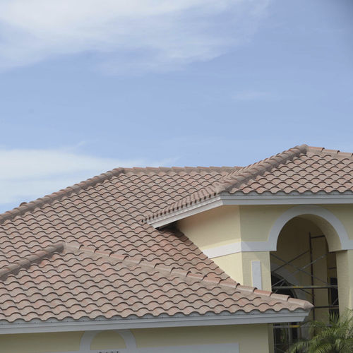 Tuile à emboitement - SANIBEL : ROYAL PLUM - Crown Roof Tiles - en béton / double
