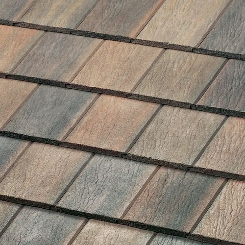 Tuile plate - SAXONY 900 HARTFORD - ENTEGRA ROOF TILE - en béton / grand moule