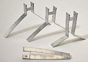 Système de fixation en acier galvanisé - RIDGE RISER® BRACKETS - ENTEGRA ROOF TILE - pour couverture