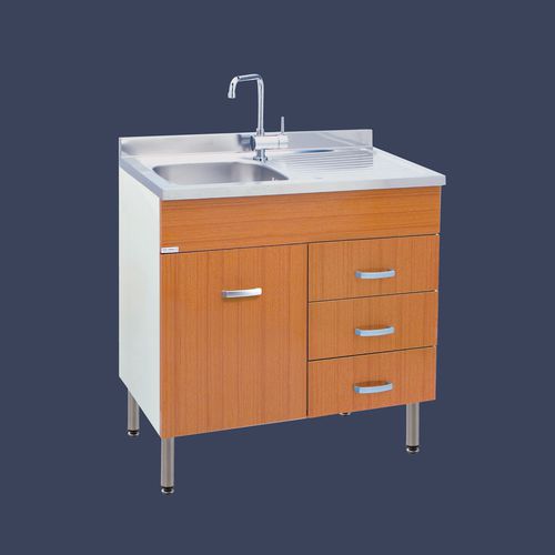 Meuble évier en acier inox - SOFIA - LMC srl