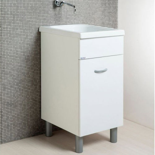 Meuble vasque à poser - CORALLO-45 - LMC srl - en céramique / contemporain / avec placard intégré