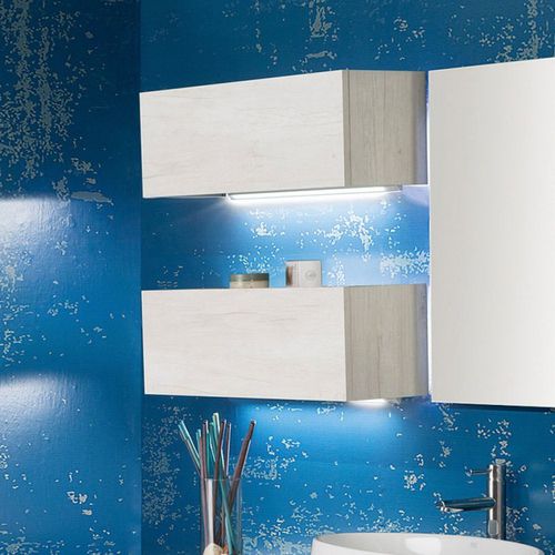 Meuble de salle de bain contemporain - UNIKA-70 - LMC srl - en bois / mural