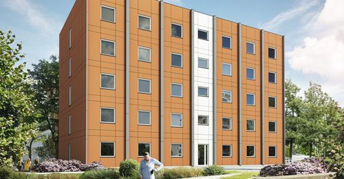 Bâtiment modulaire - MULTI-STOREY APARTMENT - Nordic Homes - en bois / en béton / en acier