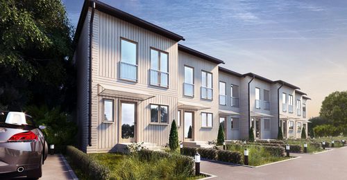 Maison préfabriquée - ROWHOUSE BLUEBERRY - Nordic Homes - écologique / à économie d'énergie / contemporaine