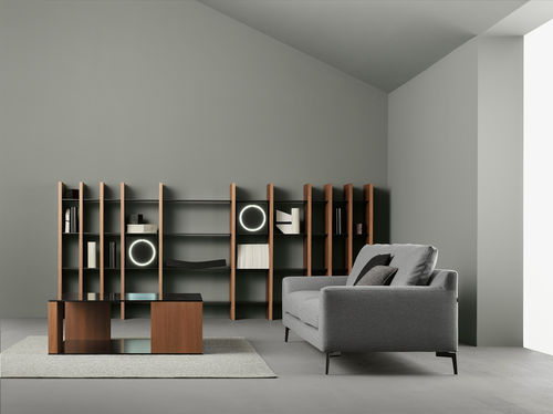 Bibliothèque contemporaine - PARERE - Amura - en bois