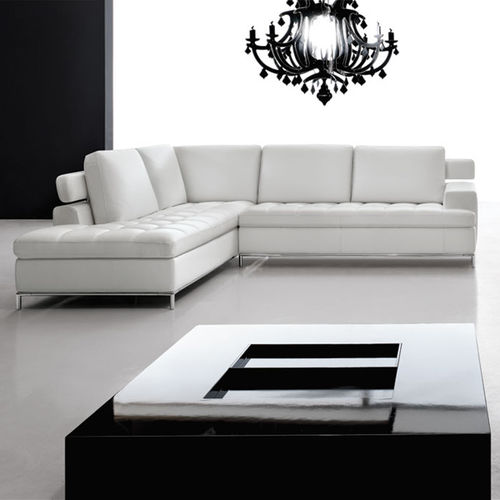 Canapé d'angle - ALEXIA - egoitaliano - contemporain / en tissu / en cuir