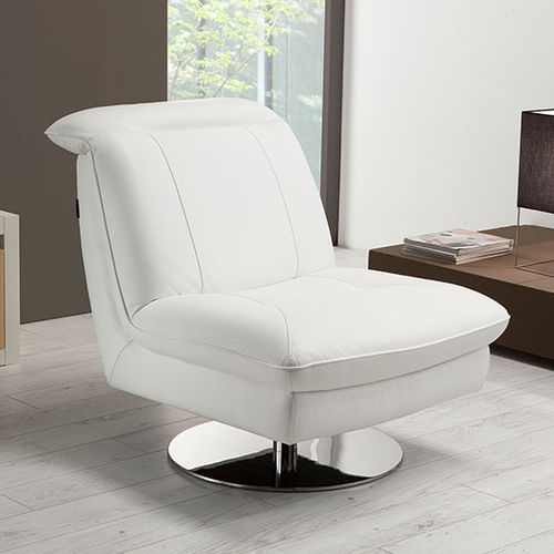Chauffeuse contemporaine - ALTEA - egoitaliano - en cuir / en tissu / avec repose-tête