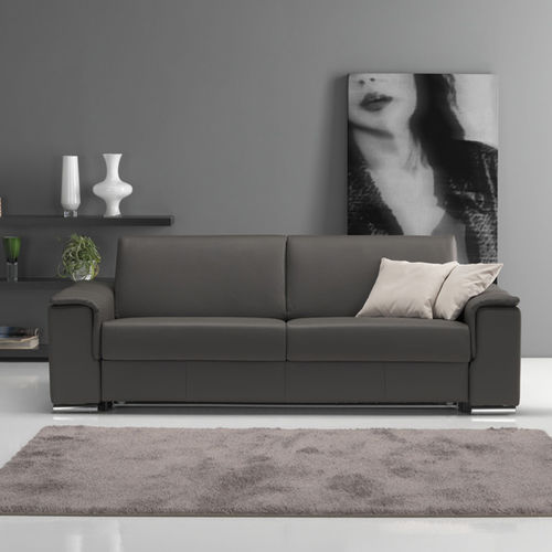 Canapé lit - CECILIA - egoitaliano - contemporain / en tissu / en cuir