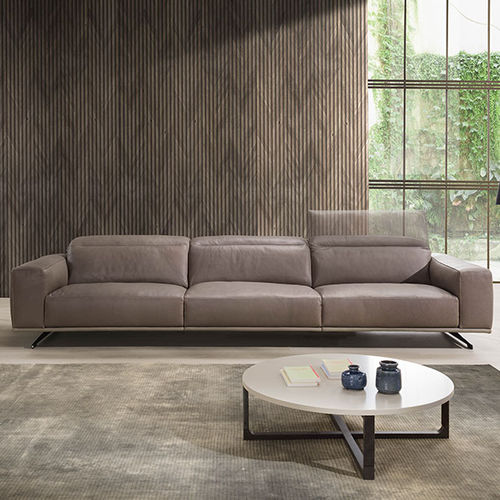 Canapé contemporain - CHLOE - egoitaliano - en tissu / en cuir / à dossier inclinable