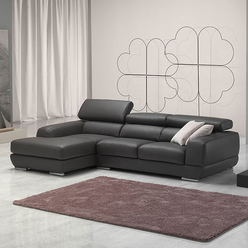 Canapé d'angle - TERRANOVA - egoitaliano - contemporain / en tissu / en cuir