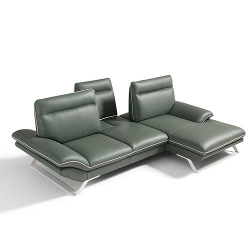 Canapé d'angle - ROXANNE 2 - egoitaliano - contemporain / en tissu / en cuir