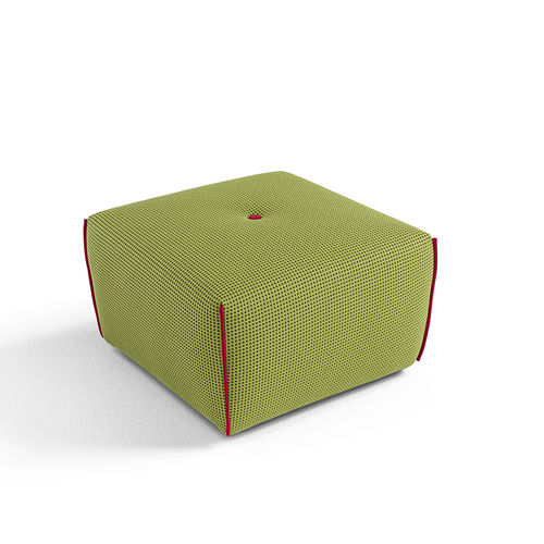 Pouf contemporain - YUKI - egoitaliano - en tissu / carré / de salon