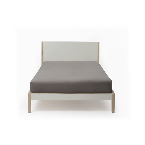 Lit simple - M190 series - MINT Furniture - contemporain / avec tête de lit / en chêne