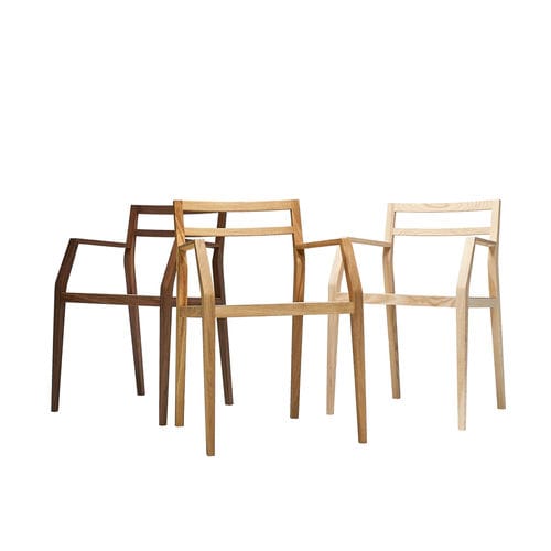 Chaise contemporaine - EMMA Plus  - MINT Furniture - d'intérieur / en tissu / avec piètement en chêne