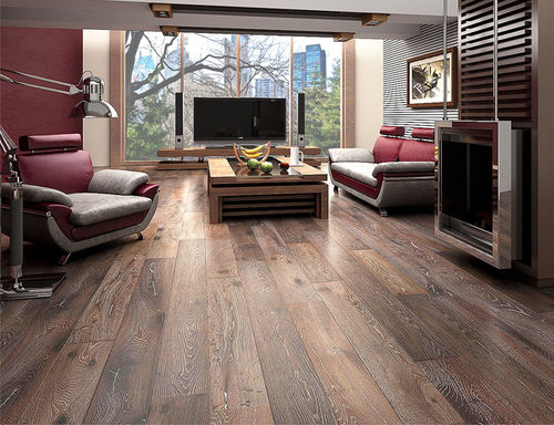 Parquet contrecollé - LANDSCAPE: WHITE OAK ALSACE - TEKA Parquet - en chêne blanc / huilé / à clouer