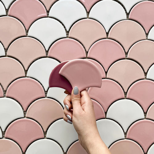 Mosaïque en porcelaine - ES107 - PIKARO HANDMADE TILES - d'intérieur / d'extérieur / de salle de bain