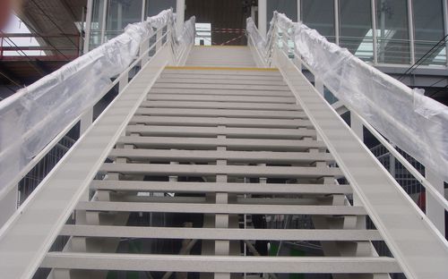 Carrelage en composite - ACRYSOL® - REBETON - poli / d'extérieur / pour sol