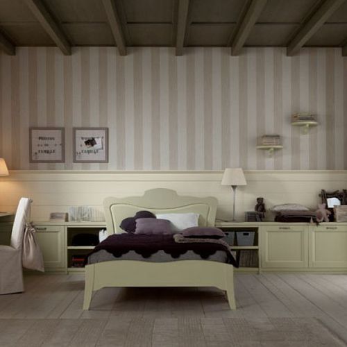 Lit simple - ARCANDA N12 - Scandola - classique / avec tête de lit / pour garçon