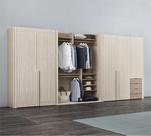 Armoire modulable - Scandola - contemporaine / en bois massif / à portes battantes