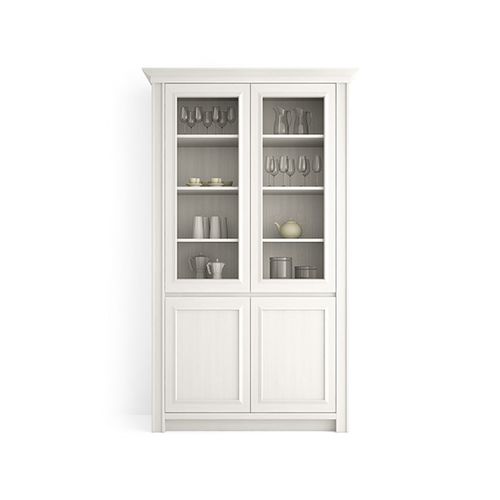 Vitrine classique - Scandola - en verre / en bois massif