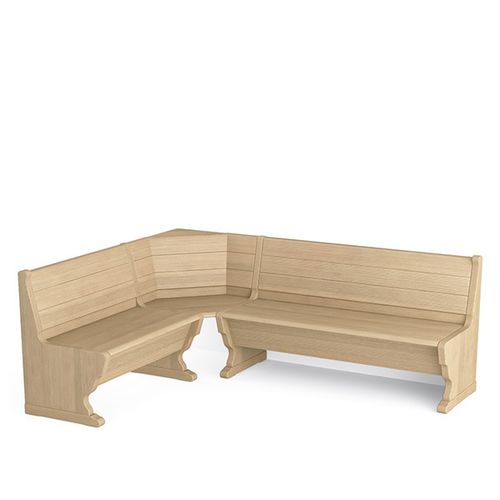 Banc classique - TA1652 - Scandola - en bois / avec dossier