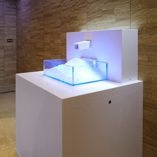 Fontaine à glace pour centre de spa - Carmenta Wellness