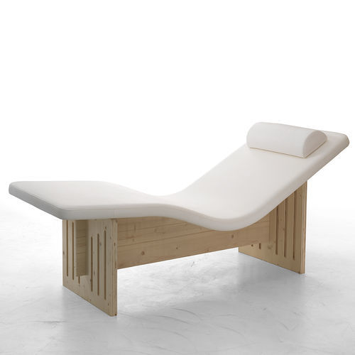 Chaise longue contemporaine - COMFORT - Carmenta Wellness - en simili cuir / en bois / professionnelle