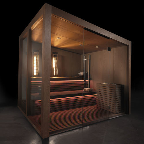 Sauna finlandais - SENSATION Angular - Carmenta Wellness - infrarouge / résidentiel / en bois