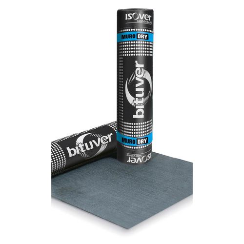 Membrane d'étanchéité pour fondation - MURODRY - Bituver - en rouleau / en élastomère / en polyester