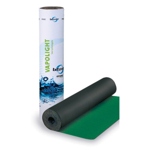 Membrane d'étanchéité pour couverture - VAPOLIGHT - Bituver - en rouleau / en polyester / avec pare-vapeur