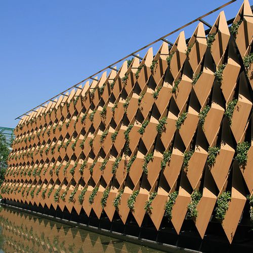 Bardage pour mur végétal - EINWOOD - en panneaux / WPC / mat