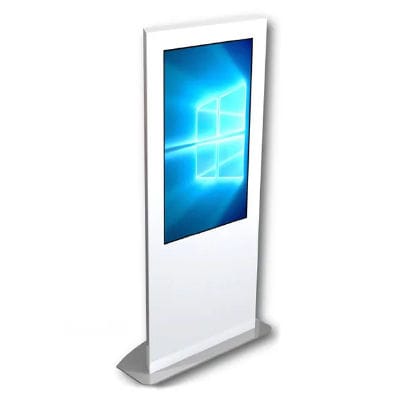 Totem signalétique - ST - Cube Digital Media - publicitaire / avec moniteur vidéo / numérique